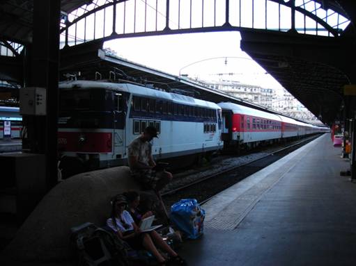 A Párizs-München Cassiopea nevű
CityNightLine vonat, 840 km utazás vár még rám