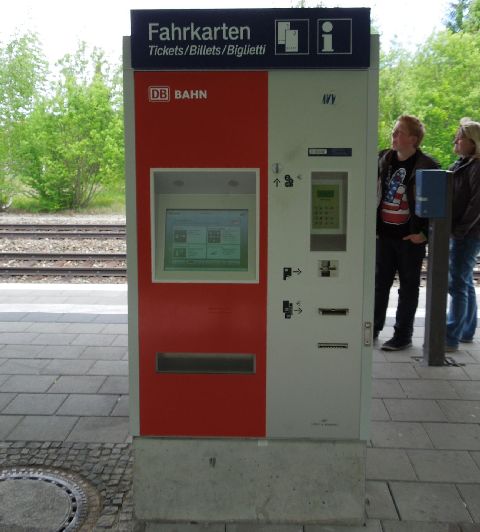 S-Bahn jegyautomata